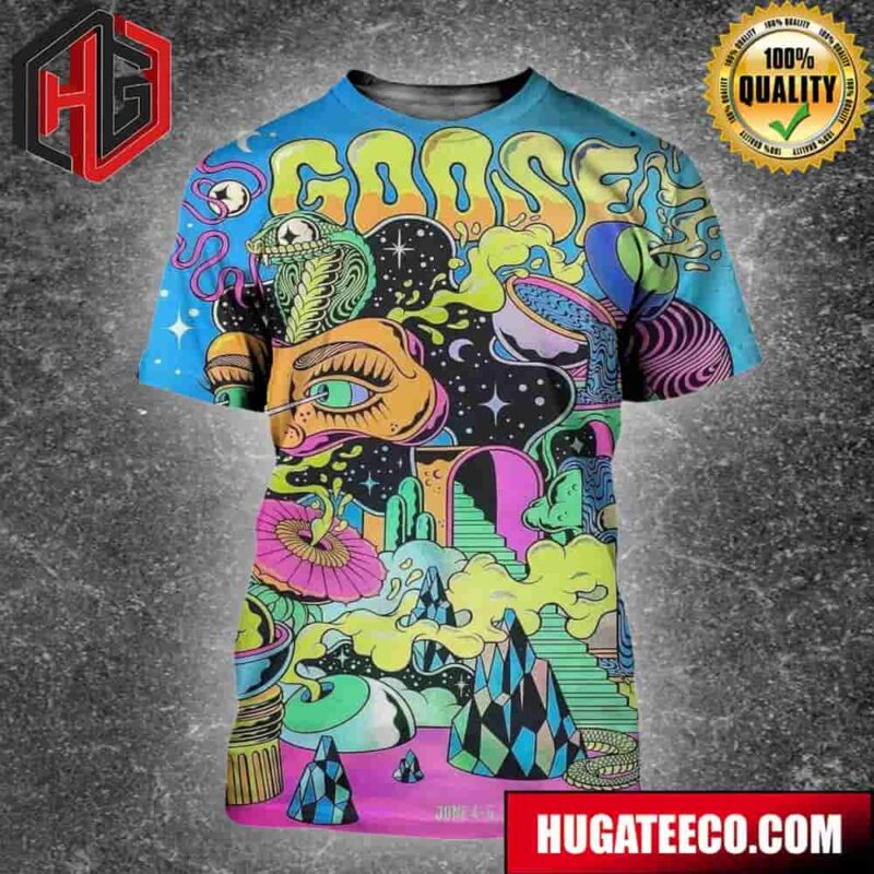 Goose The Band Show On June 2024 at The Factory in St Louis MO All Over Print Shirt