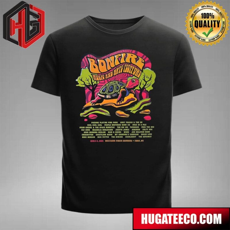 Gorgeous Driftless Music Gardens Bonfire Music And Arts Festival On June 6th And 8th 2024 At Driftless Music Gardens Yuba T-Shirt
