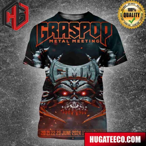Graspop Metal Meeting GMM24 On 20 21 22 23 June 2024 Dessel Belgium All Over Print Shirt