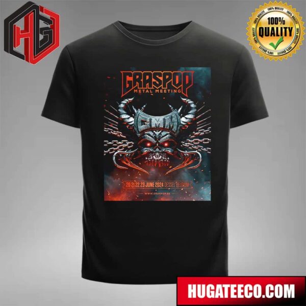 Graspop Metal Meeting GMM24 On 20 21 22 23 June 2024 Dessel Belgium T-Shirt