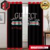 Gucci The Making Of Original Logo Fashion Luxury Brand Home Decor For Living Room And Bed Room Window Curtains