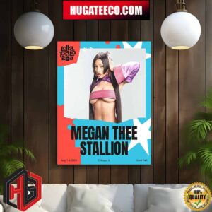 Hot Girl Summer Loliapaliza 2024 In Chicago Megan Thee Stallion At Grant Park On August 1 4 Home Decor Poster Canvas