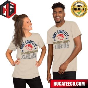 Hunt Complete New Florida Hockey Shirt For Florida Panthers Fan World Champions 2024 Hockey T Shirt