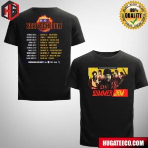 Ice Cube Summer Jam Pacific Concert Group Presents On July 12 2024 At Save Mart Center Presno BIG3 Schedule List Two Sides T-Shirt