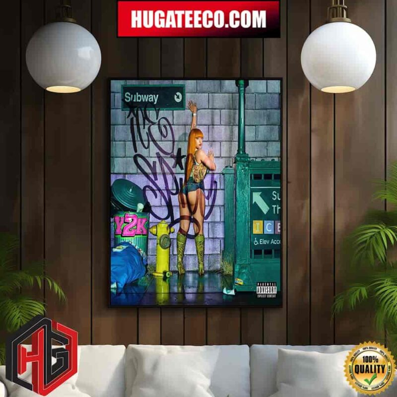Ice Spice Announces Her Debut Album Y2K Will Be Released July 26th Home Decor Poster Canvas