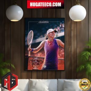 Ig4 Iga Swiatek Champion Roland Garros 2024 Queen Of Paris The Championships Wimbledon Home Decor Poster Canvas