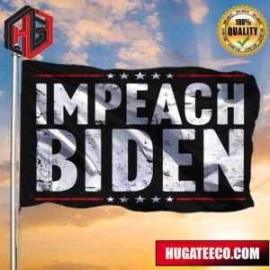 Impeach Biden Flag Vintage Anti Biden Fuck Biden Flag For Sale 2 Sides Garden House Flag