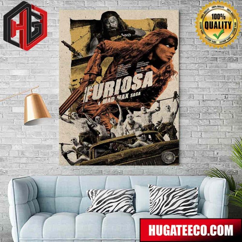 Incredible Poster For Furiosa A Mad Max Saga Home Decor Poster Canvas