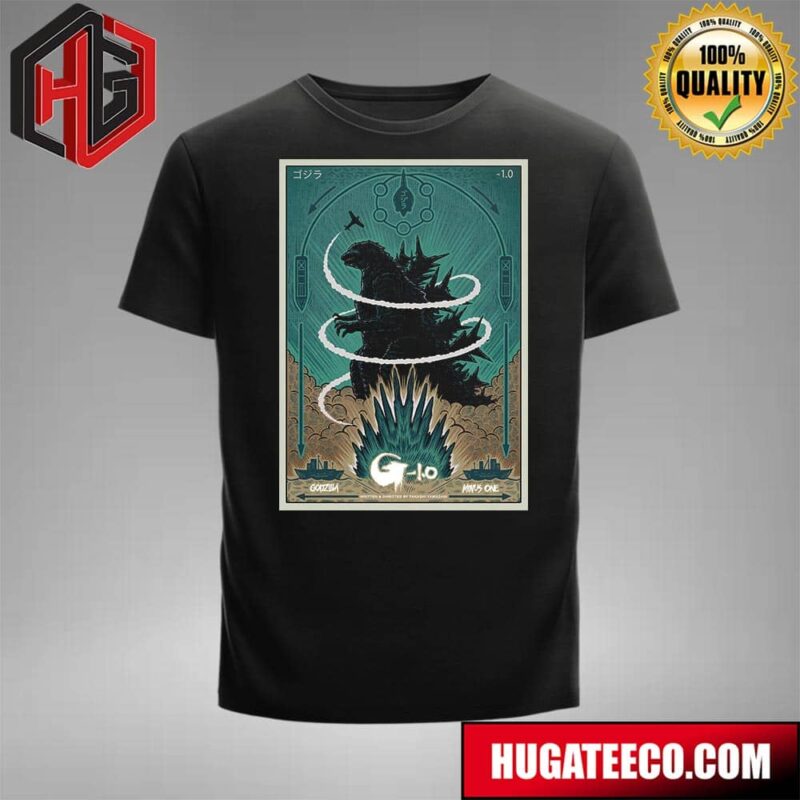 Incredible Poster For Godzilla Minus One Written And Directed By Takashi Yamazaki T-Shirt