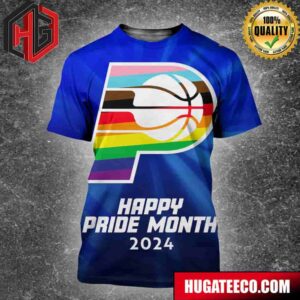 Indiana Pacers Happy Pride Month 2024 All Over Print Shirt