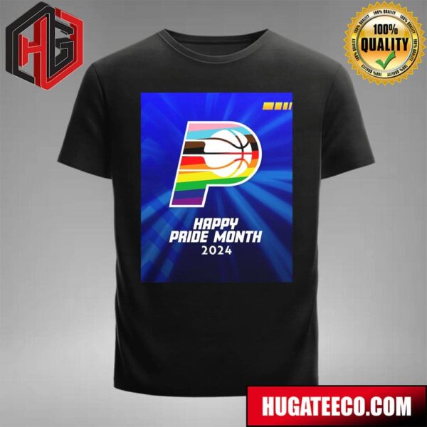 Indiana Pacers Happy Pride Month 2024 T-Shirt