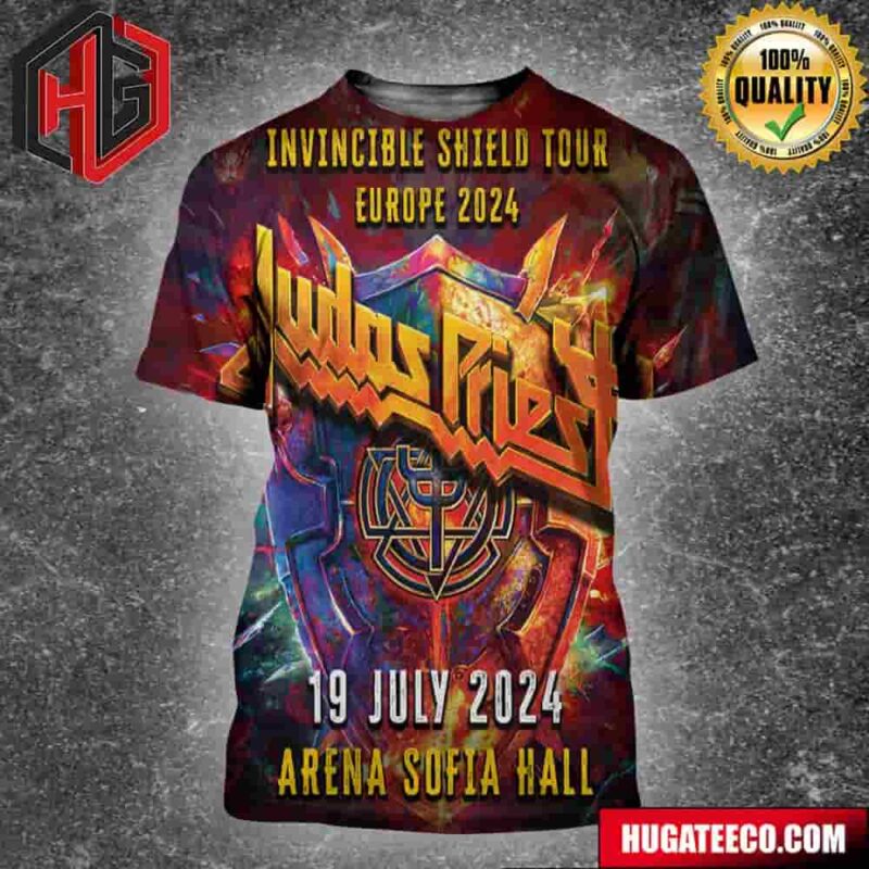 Invincible Shield Tour Europe 2024 On 19 July 2024 Arena Sofia Hall All Over Print Shirt