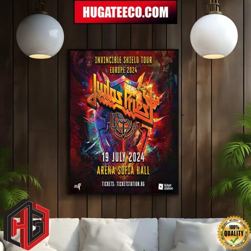 Invincible Shield Tour Europe 2024 On 19 July 2024 Arena Sofia Hall Home Decor Poster Canvas