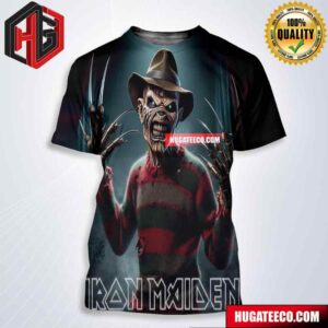 Iron Maiden Metal Head X Freddy Krueger All Over Print Shirt
