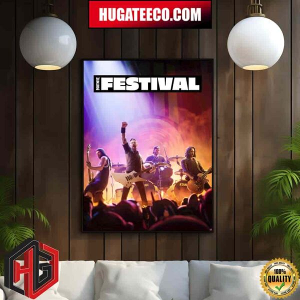 James Lars Kirk And Robert Metallica Are On The Fortnite Festival Roster Home Decor Poster Canvas