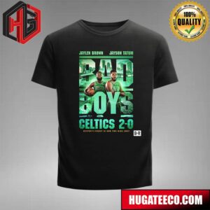 Jaylen Brown And Jayson Tatum Boston Celtics 2-0 Dallas Mavericks Celtics Are 2 Wins Away From An NBA Title T-Shirt