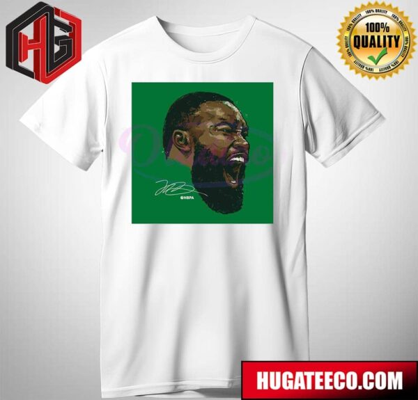 Jaylen Brown Signature Scream Boston Celtics Player Svg Unisex T-Shirt