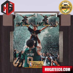 Jayson Tatum And His Son A New Generation Elevates One To The Elite Rafters Boston Celtics Are NBA World Champions Home Decor For Bedroom Bedding Set