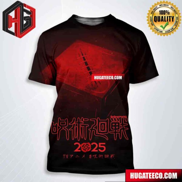 Jujutsu Kaisen Can’t Wait For Season Season 3 2025 All Over Print Shirt