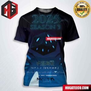 Jujutsu Kaisen Can’t Wait For Season Season 3 2025 By Mappa All Over Print Shirt
