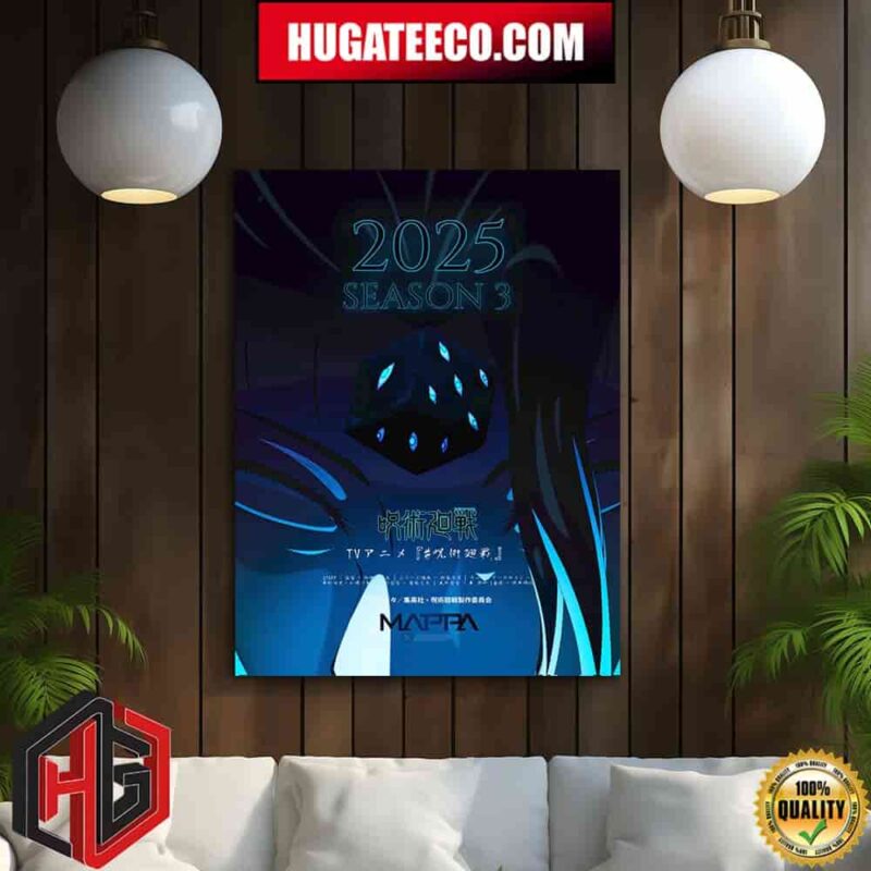 Jujutsu Kaisen Can’t Wait For Season Season 3 2025 By Mappa Home Decor Poster Canvas