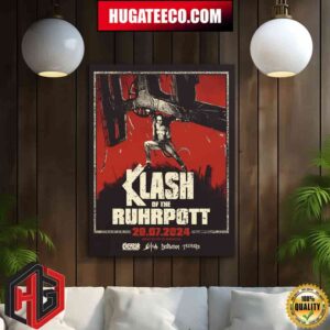 Klash Of Ruhrpott On 20 July 2024 Amphitheater Gelsenkirchen With Kreator X Sodom X Destruction X Tankard Home Decor Poster Canvas