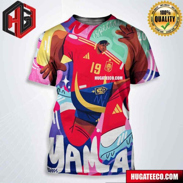 Lamine Yamal Especial Euro 2024 All Over Print Shirt