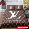 Louis Vuitton Luxury And Fashion Brand Colorful Monogram Comforter For Bedroom Queen Bedding Set