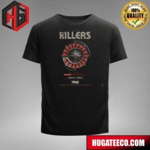 MCD Presents Rebel Diamonds And The Killers Stage Times 12 14 15 June At 3Arena Dublin Plus Special Guests Travis T-Shirt