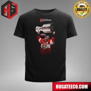 Mathew Tkachuk And His Signature 2024 Stanley Cup Champion Florida Panthers T-Shirt