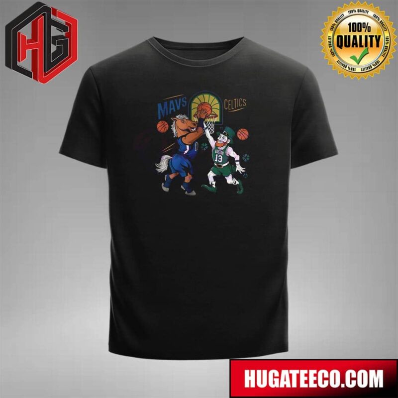 Dallas Mavericks Vs Boston Celtics Match Up NBA Final Mascot T-Shirt