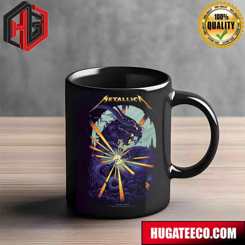 Metallica M72 Vienna Racino Rocks at Racino Ebreichsdorf Magna Racino On Saturday June 1st 2024 Ceramic Mug