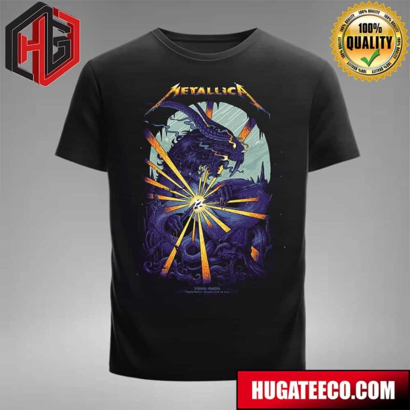 Metallica M72 Vienna Racino Rocks at Racino Ebreichsdorf Magna Racino On Saturday June 1st 2024 T-Shirt