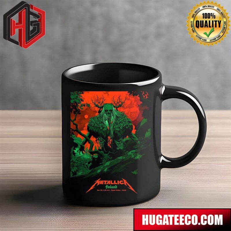 Metallica M72 World Tour 2024 In Helsinki For Twos Day June 7th And 9th 2024 At Olympic Stadium Merch Fan Gifts Ceramic Mug