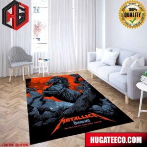 Metallica M72 World Tour Den Mark on June 14th And 16 th 2024 At Parken Stadium Copenhagen Poster 3 Of 5 From Ken Taylor Rug Carpet