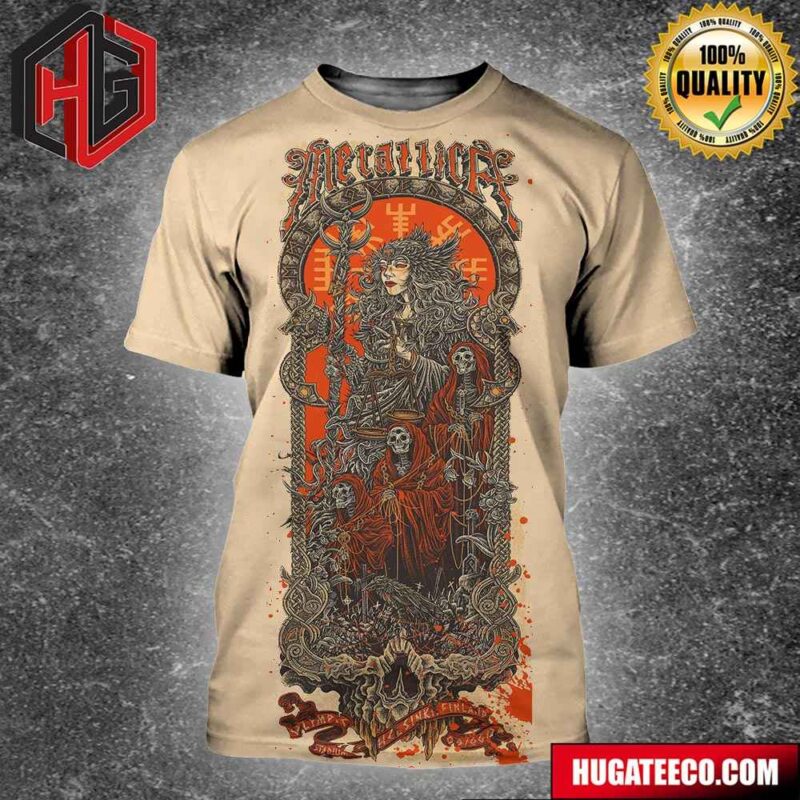 Metallica M72 World Tour No Repeat Weekend From Helsinki With An Entirely New Setlist On June 9 2024 All Over Print Shirt