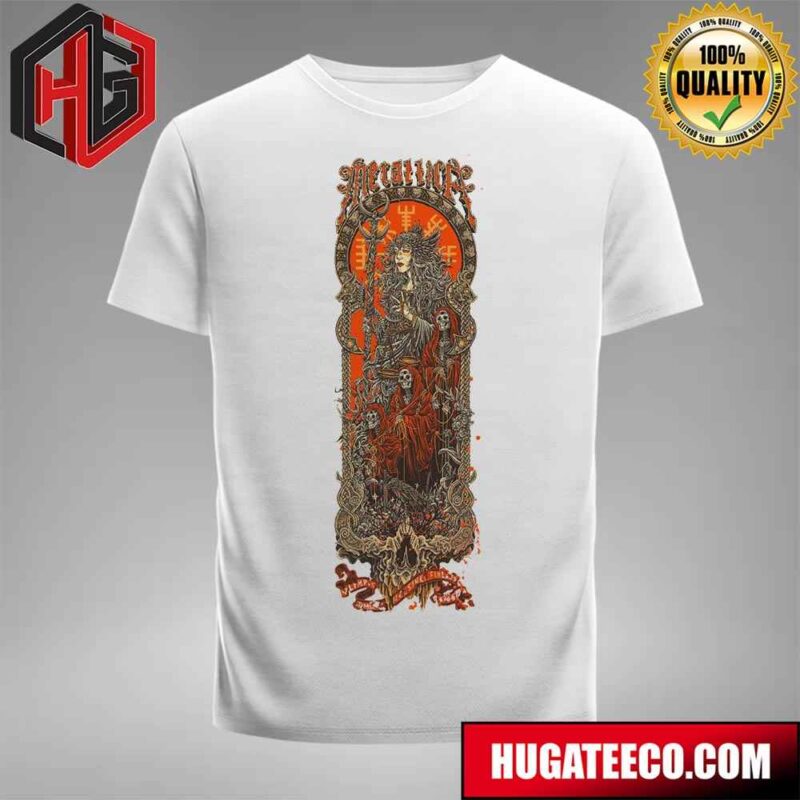 Metallica M72 World Tour No Repeat Weekend From Helsinki With An Entirely New Setlist On June 9 2024 Merchandise Fan Gifts T-Shirt