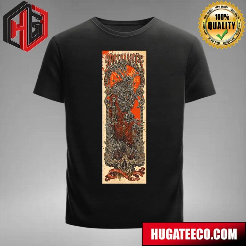 Metallica No Repeat Weekends Are Back On The Menu As The M72 World Tour June 7th 2024 In Helsinki Olympic Stadium Merchandise T-Shirt
