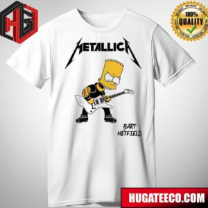 Metallica X The Simpsons Bart Hetfield T-Shirt