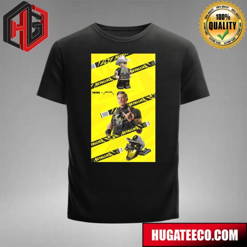 Metallica X Lego X Fortnite Style Puppet Master James T-Shirt