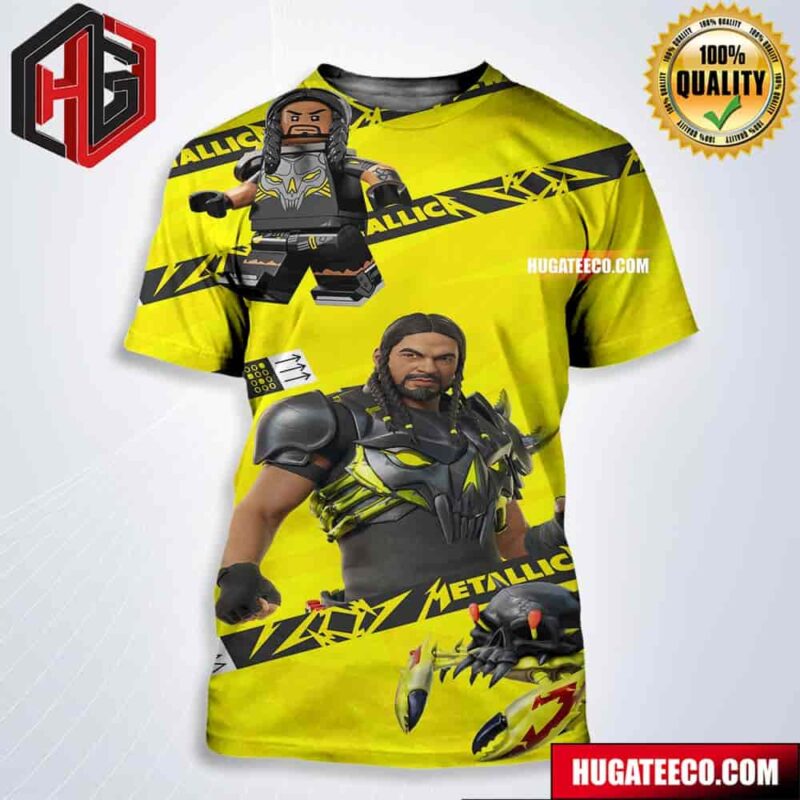 Mettalica X Lego X Fortnite Style Puppet Master Robert All Over Print Shirt