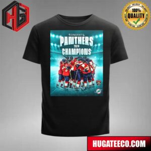 Miami Dolphins Congrats Florida Panthers Are NHL Stanley Cup Champions 2024 T-Shirt