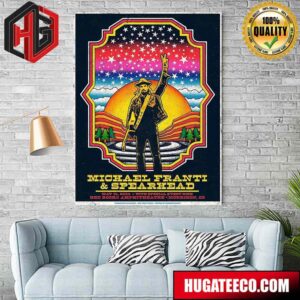 Michael Franti And Spearhead On May 21 2024 With Special Guest Ripe In Red Rooks Amphitheatre Morrison Co Home Decor Poster Canvas