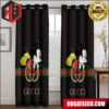 Original Gucci Luxury Brand Fashion Luxury Brand Home Decor For Living Room And Bed Room Window Curtains