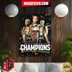 Minnesota Lynx Are 2024 WNBA Commissioner?s Cup Champions Home Decor Poster Canvas