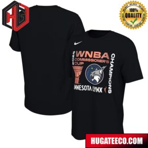 Minnesota Lynx Nike Logo 2024 WNBA Commissioner’s Cup Champions Unisex T-Shir