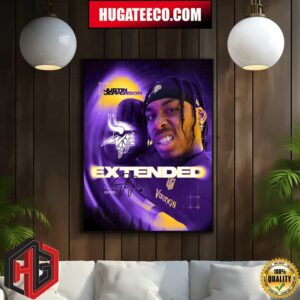 Minnesota Vikings NFL Have Agreed To Terms On A Contract Extension With Justin Jefferson Home Decor Poster Canvas