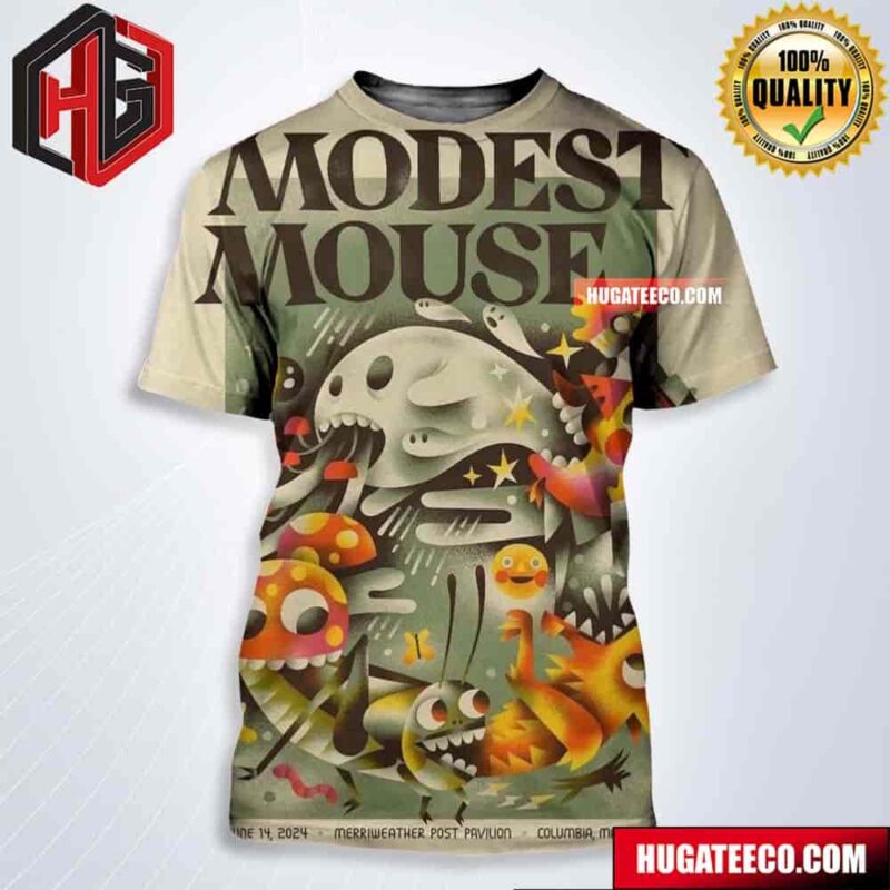 Modest Mouse Show On June 14 2024 At Merriweather Post Pavilion In Columbia Maryland All Over Print Shirt