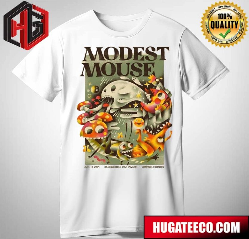 Modest Mouse Show On June 14 2024 At Merriweather Post Pavilion In Columbia Maryland T-Shirt