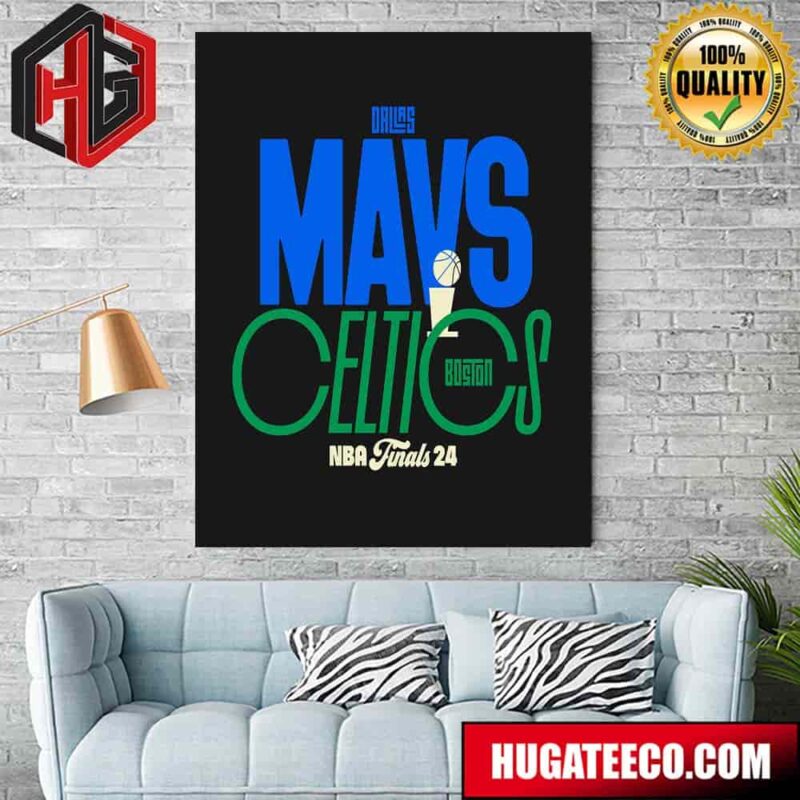 NBA Finals 2024 Boston Celtics Vs Dallas Mavericks Home Decor Poster Canvas
